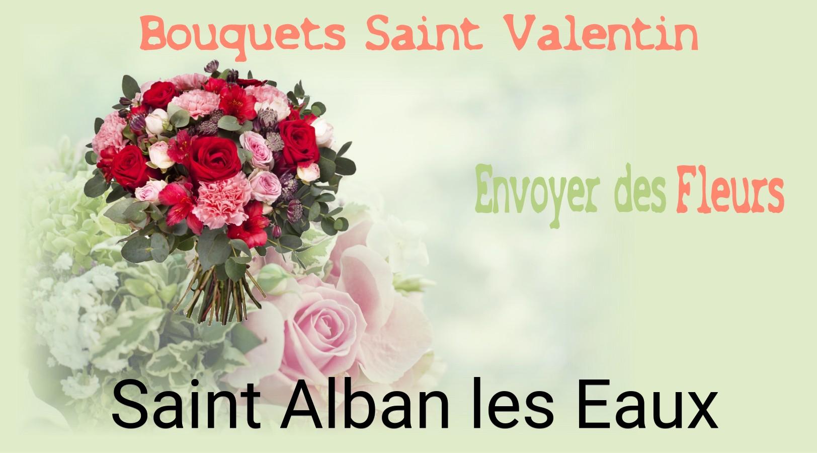 Roses de Saint-Valentin livrées à Saint-Alban-les-Eaux